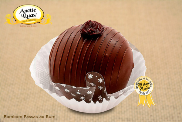 Bombom Passas ao Rum