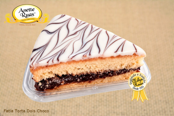 Fatia Torta Dois Choco